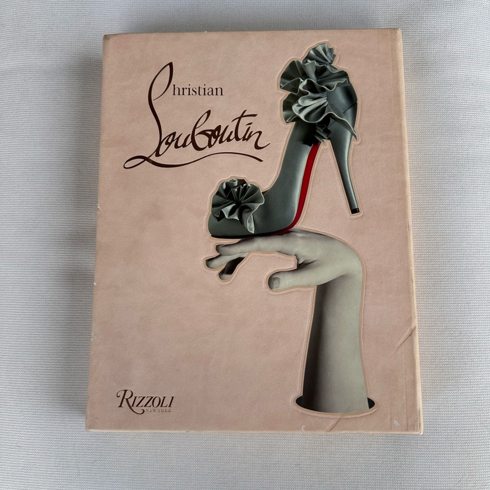 Rizzoli Christian Louboutin Book with Gray and Red Accents - RARELY USED